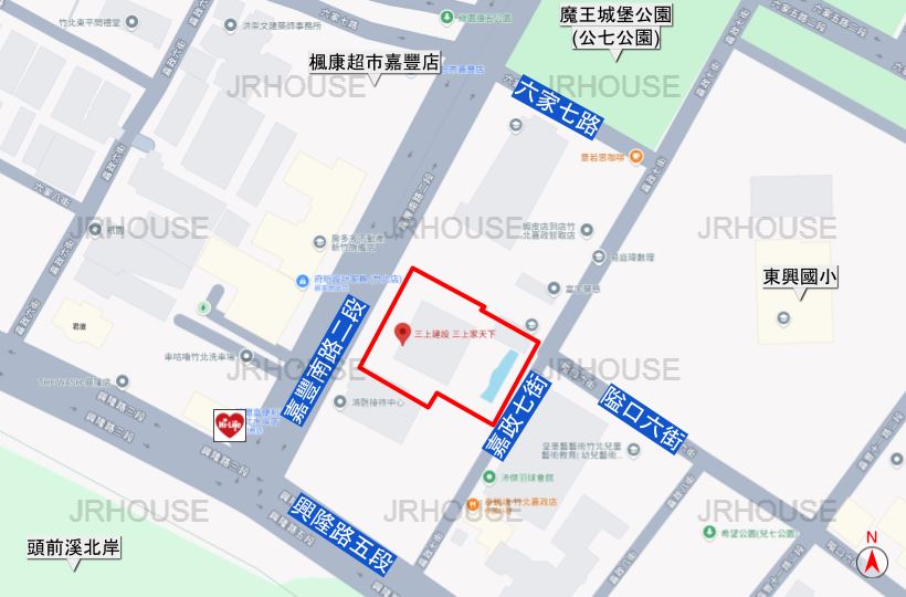 三上家天下-基地位置圖