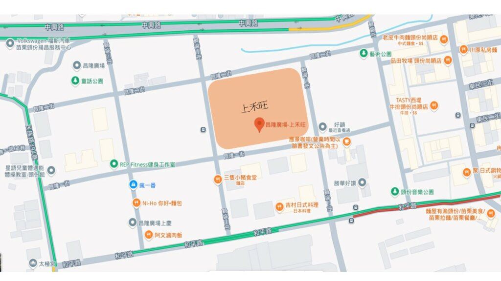 上禾旺-基地位置圖