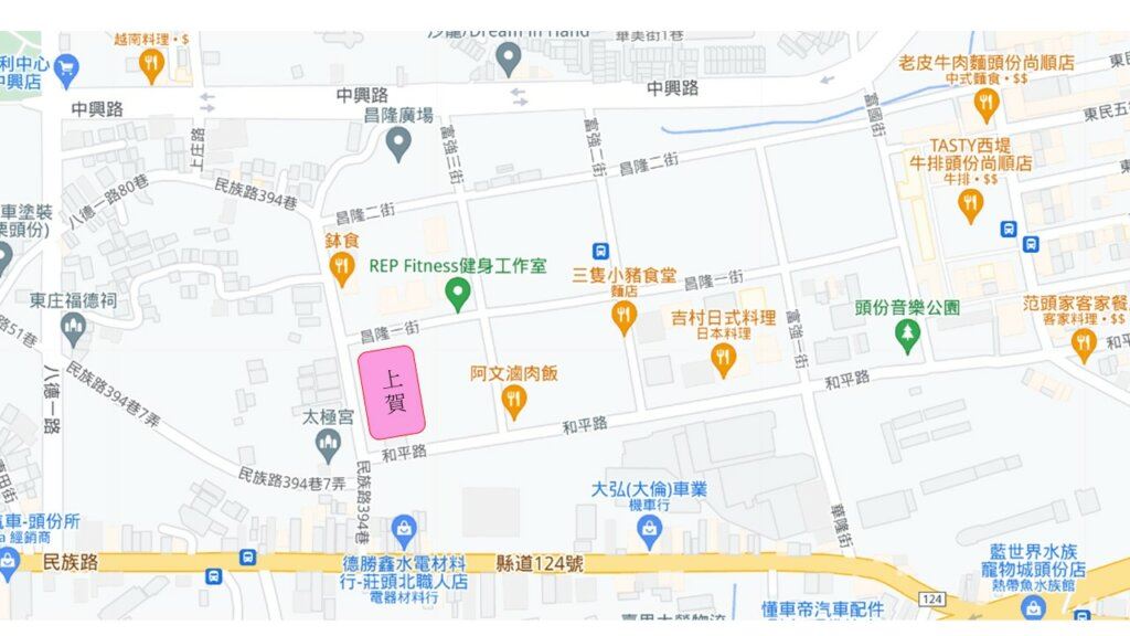 上賀-基地位置圖