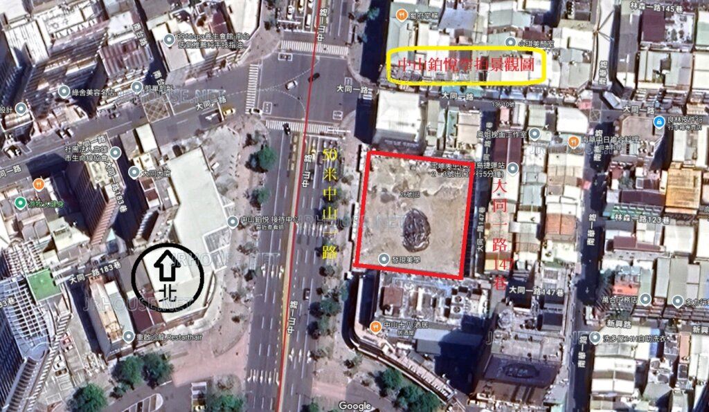 中山鉑悅-空拍格局相對位置圖-遠景