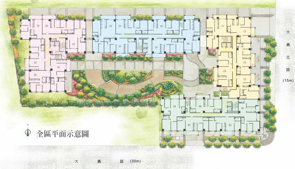 中港雲頂3-格局平面圖