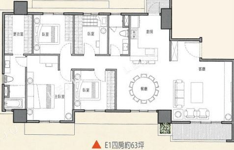 九牧世家-傢配格局圖