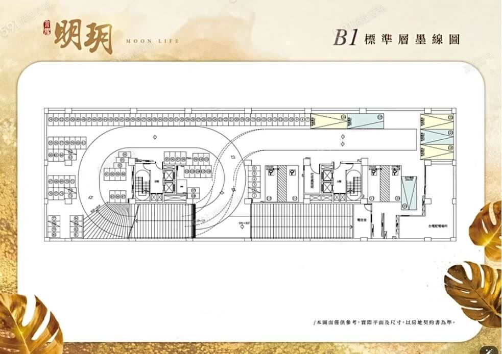 京耀明玥-B1車位平面圖