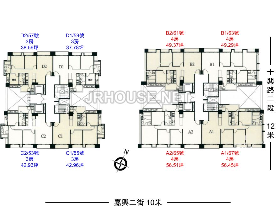 仁發上境-格局平面圖
