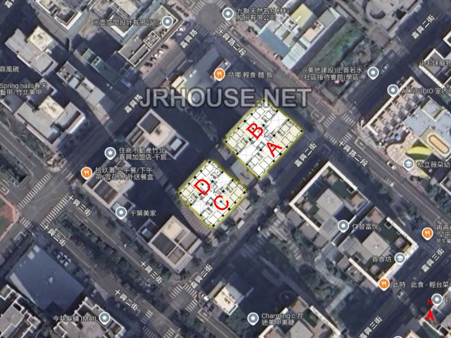 仁發上境-格局相對位置空拍圖-遠景