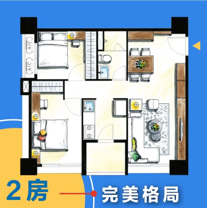 佳鋐樂邑-傢配格局圖