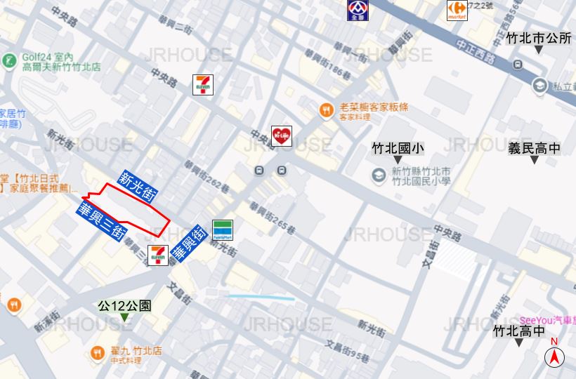 佳鋐華興悅-基地位置圖