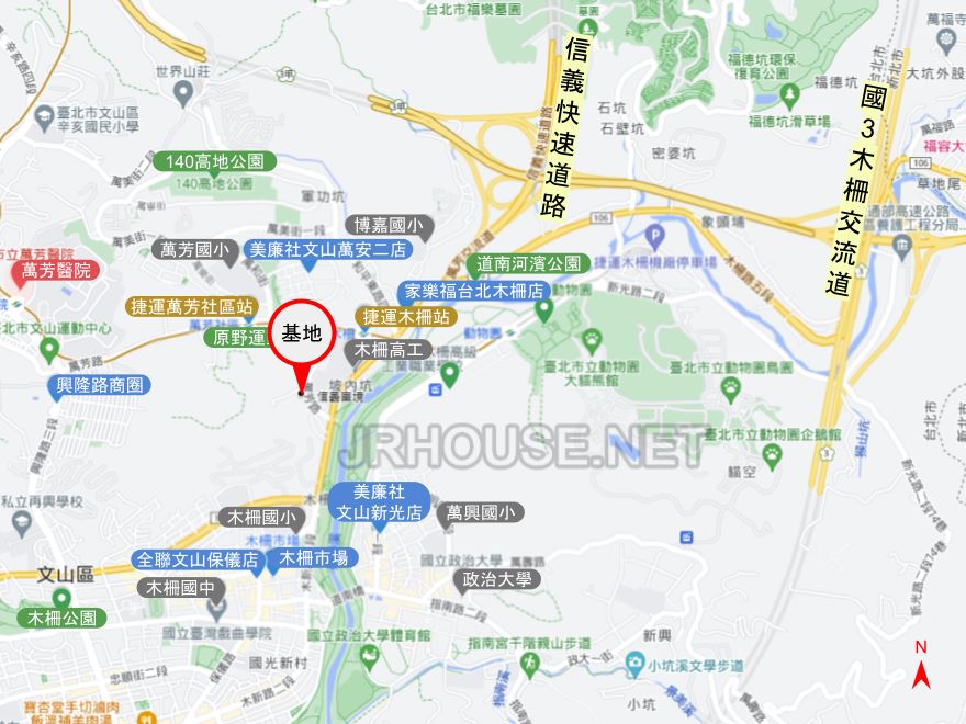 信義富境-生活機能圖