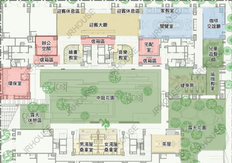 勝美上安-公設平面圖
