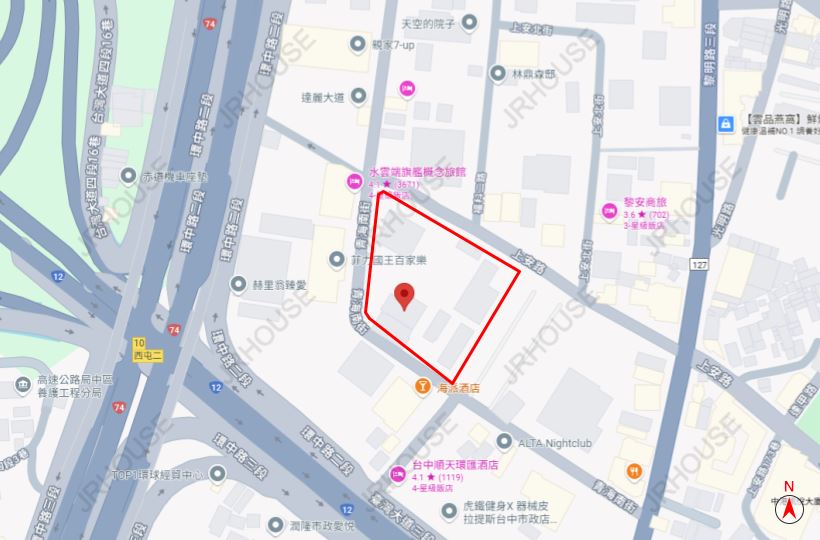 勝美上安-基地位置圖