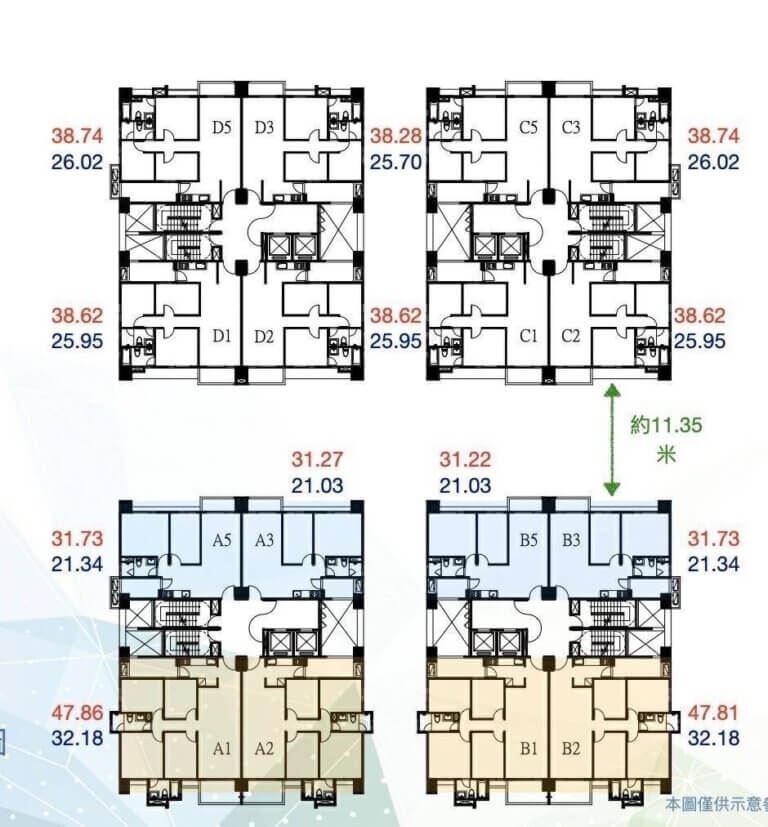 協和丰景-格局平面圖