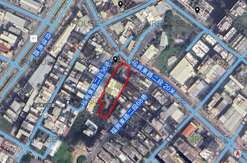 城心城邑-格局相對位置空拍圖-遠景