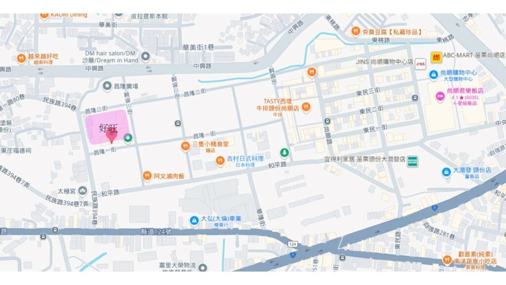 好旺-基地位置圖