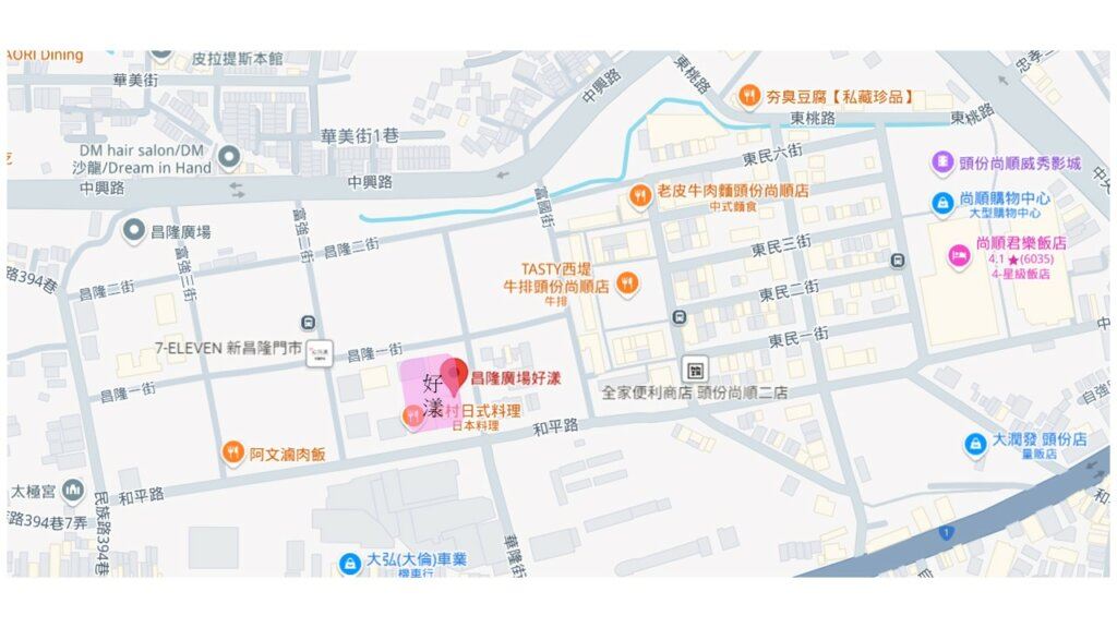 好漾-基地位置圖