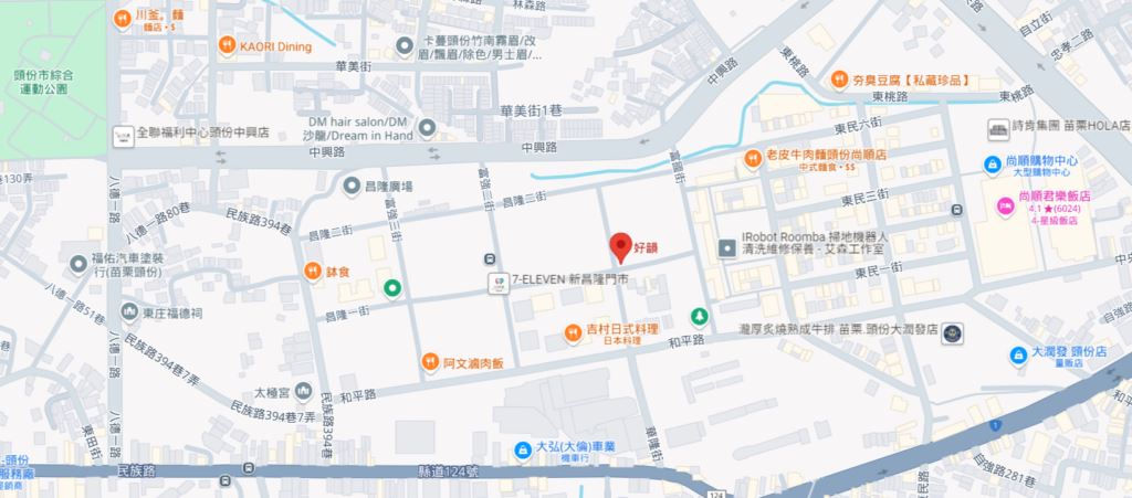 好韻-基地位置圖