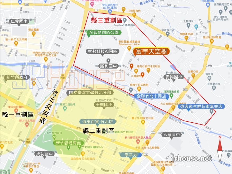 富宇天空樹-基地位置圖