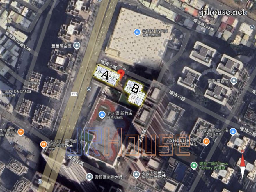 富宇天雋-格局相對位置空拍圖-遠景