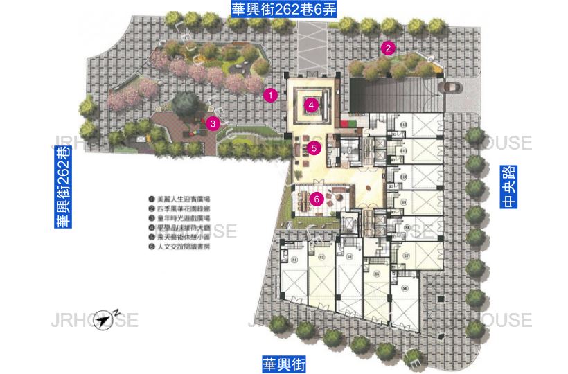 富宇學學-公設平面圖