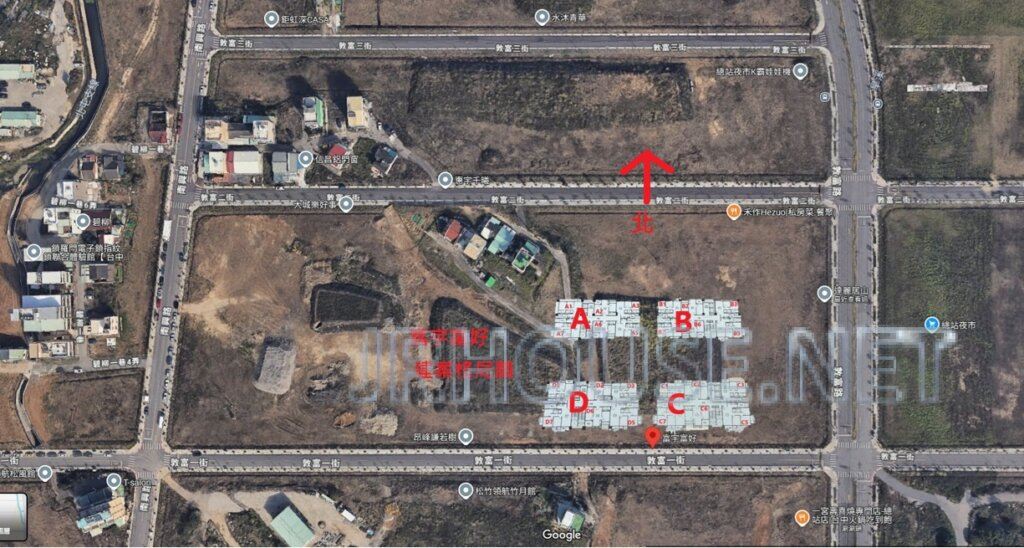 富宇富好-格局相對位置空拍圖-遠景