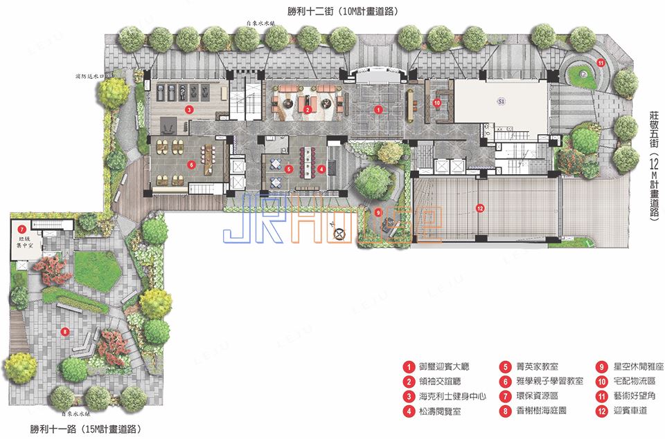 富宇御琚-公設平面圖