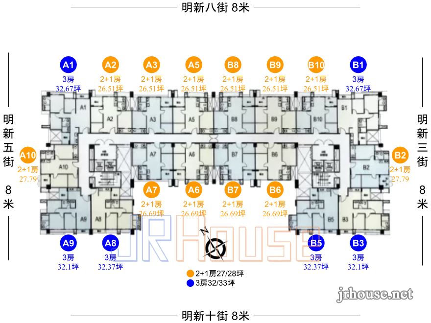 富宇明星樂-格局平面圖