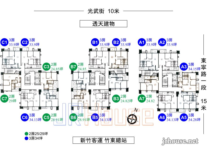 富宇東方大境-格局平面圖