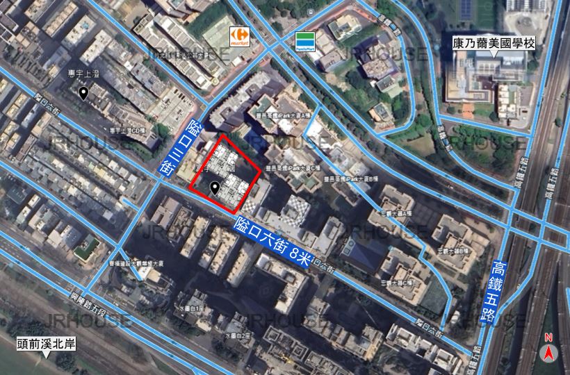富宇水花園-格局相對位置空拍圖-遠景