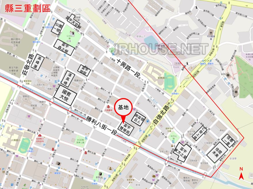 富宇雙學苑-基地位置圖