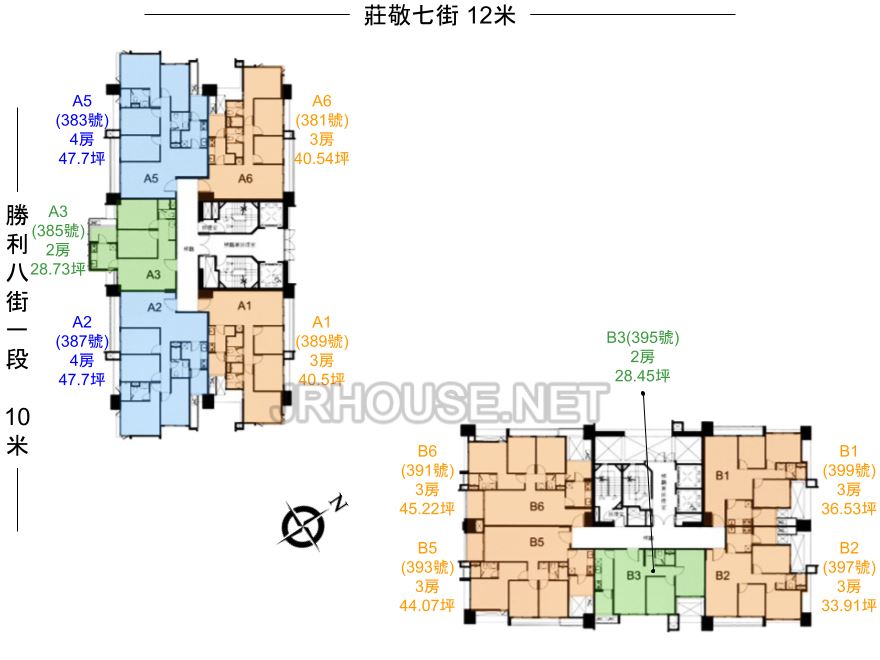 富宇雙學苑-格局平面圖