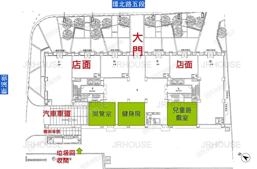 實心甜-公設平面圖