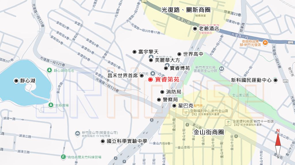 寶睿第苑-基地位置圖