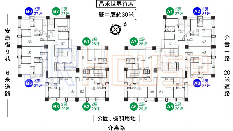 寶睿第苑-格局平面圖