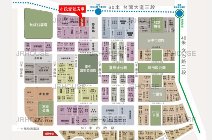 市政壹號廣場-生活機能圖