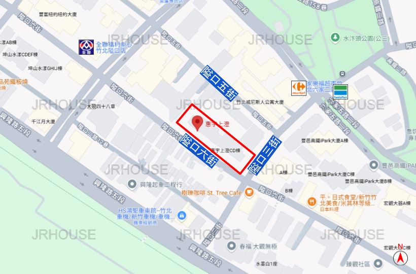 惠宇上澄-基地位置圖
