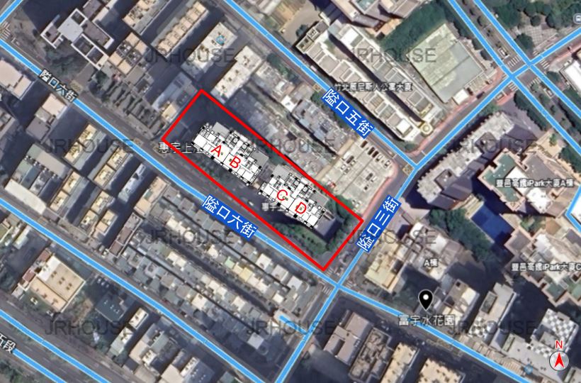 惠宇上澄-格局相對位置空拍圖-遠景
