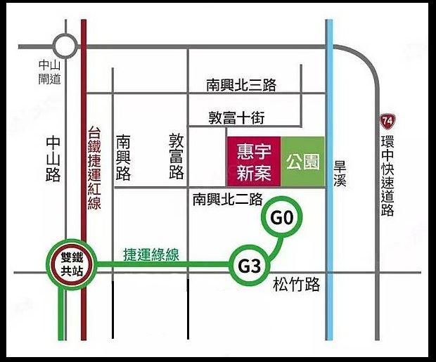 惠宇大容-交通機能圖2