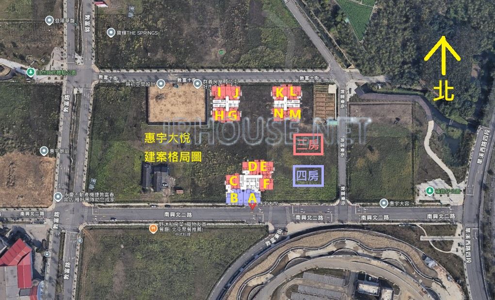 惠宇大悅-空拍格局相對位置圖-遠景