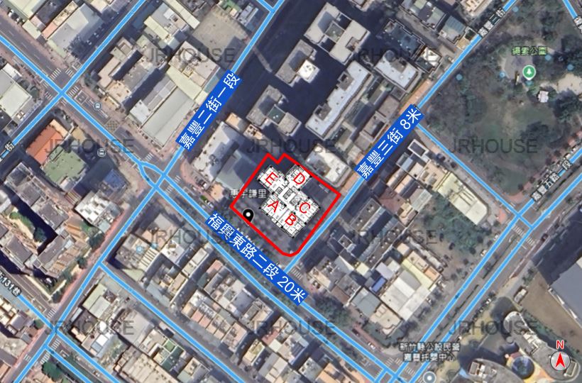 惠宇謙里-格局相對位置空拍圖-遠景