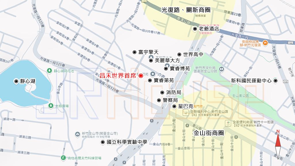 昌禾世界首席-基地位置圖