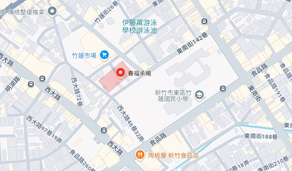 春福承曦-基地位置圖