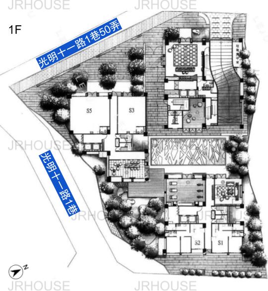 晴川悅河-公設平面圖