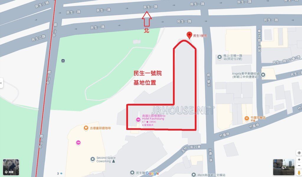 民生1號院-基地位置圖