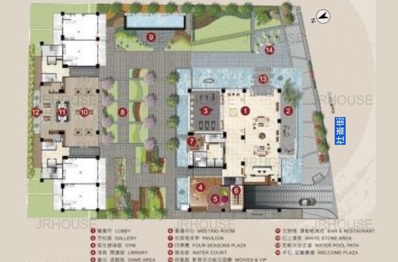 涓建築-公設平面圖