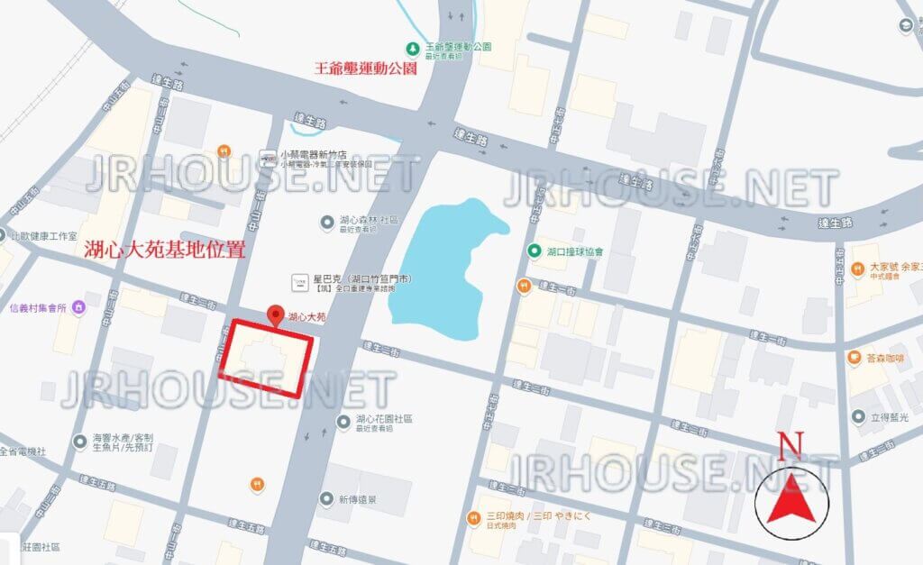湖心大苑-基地位置圖