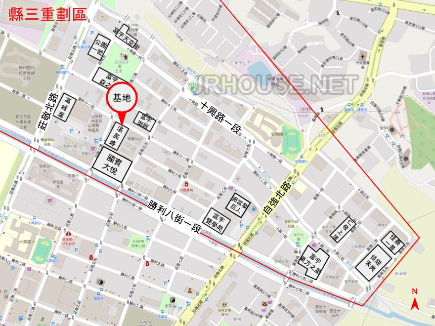 湛高峰-基地位置圖