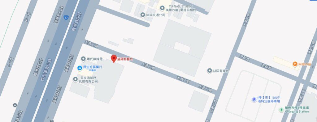 益翔有藝仕-基地位置圖