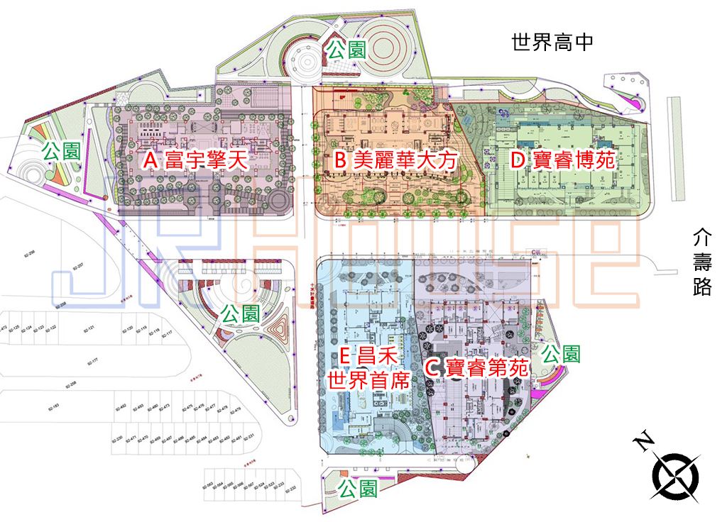 竹科介壽段建案-平面圖