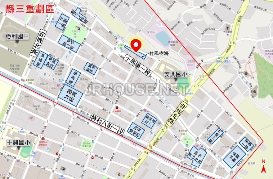 竹風樹海-基地位置圖