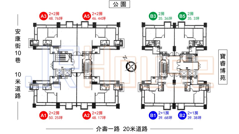 美麗華大方-格局平面圖