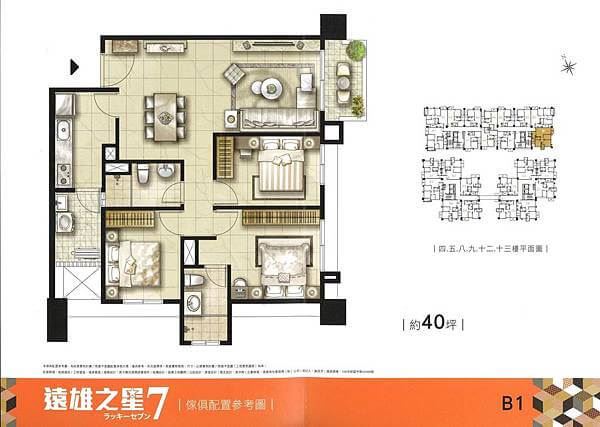 遠雄之星7-傢配格局圖